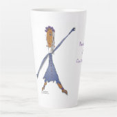 'Bibi' - Niemals die Latte-Tasse verlieren Milchtasse (Vorderseite)