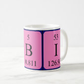 Bibi Periodenname Tasse (VorderseiteRechts)