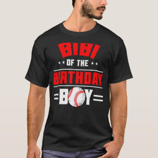 Bibi von der Geburtstagsjunge Baseball-Themenfamil T-Shirt