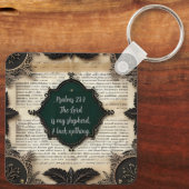 Bibile Psalm 23, gift Schlüsselanhänger (Rückseite)