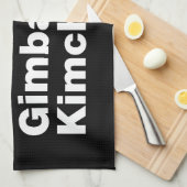 Bibimbap & Chimaek & Gimbap & Kimchi. Koreanische  Geschirrtuch (Viertel Falte)