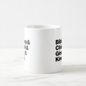 Bibimbap & Chimaek & Gimbap & Kimchi. Koreanische Kaffeetasse (Mittel)