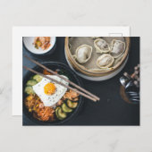 Bibimbap Yam Yam Food Postkarte (Vorne/Hinten)