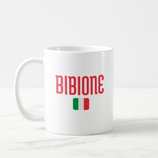 BIBIONE - Italienische Flagge Kaffeetasse (Links)