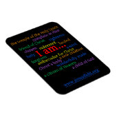 Bible Affirmation Magnet! Magnet (Rechte Seite)