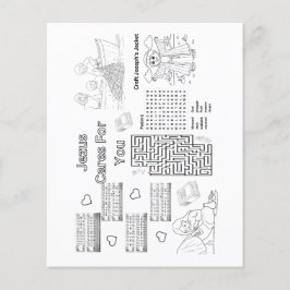 Bible-Aktivitäten, die als Tischset zu laminieren  Flyer