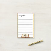 Bible and Greenery War Room Prayer Post-it Klebezettel (Auf Schreibtisch)