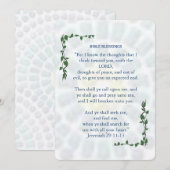BIBLE BLESSINGS Jeremiah 29 Promise Card Dankeskarte (Vorne/Hinten)