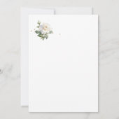 Bible Candle Cross First Holy Communion Invitation Einladung (Rückseite)