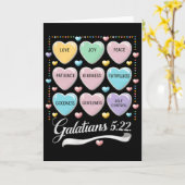 Bible Christian Valentine Galatians 5 22 Conversat Karte (Gelbe Blume)