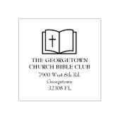 Bible Custom Elegante Rücksendeadresse Gummistempel (Prägung)