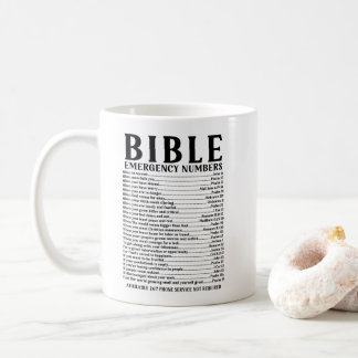 Bible Emergency Numbers Christliche Tasse Bible Ve
