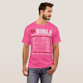 Bible Emergency Numbers - Funny Christlich Bible J T-Shirt (Vorne ganz)