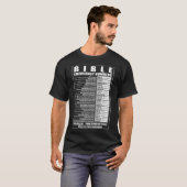 Bible Emergency Numbers  Religious Christian Tee  (Vorne ganz)