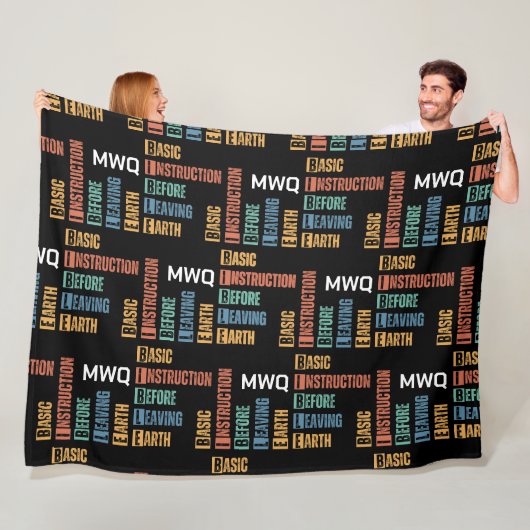 BIBLE Grundanleitung vor dem Verlass der Erde Fleecedecke (Beispiel)