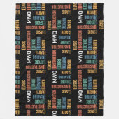 BIBLE Grundanleitung vor dem Verlass der Erde Fleecedecke (Vorderseite)