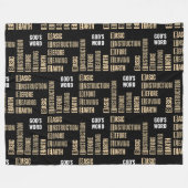 BIBLE Grundanleitung vor dem Verlass der Erde Fleecedecke (Vorderseite (Horizontal))