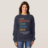 BIBLE Grundanleitung vor dem Verlass der Erde Sweatshirt (Vorne ganz)