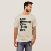 BIBLE Grundanleitung vor dem Verlass der Erde T-Shirt (Vorne ganz)