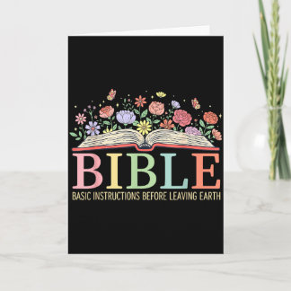 Bible Grundlegende Anweisungen, bevor man die Erde Karte