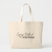 Bible Inspiration- Carry Truth Everywhere Tote Bag Jumbo Stoffbeutel (Vorne)
