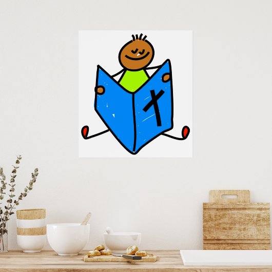 Bible Kid Poster (Küche)
