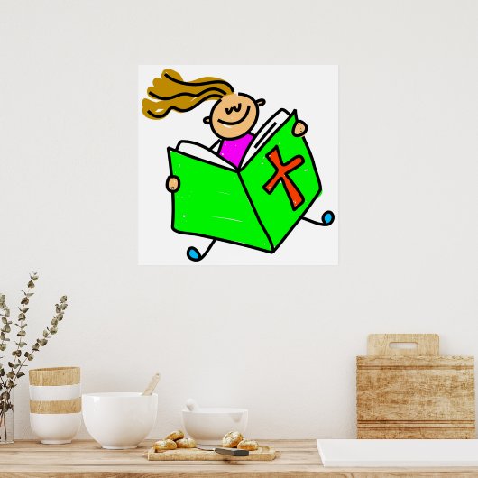 Bible Kid Poster (Küche)