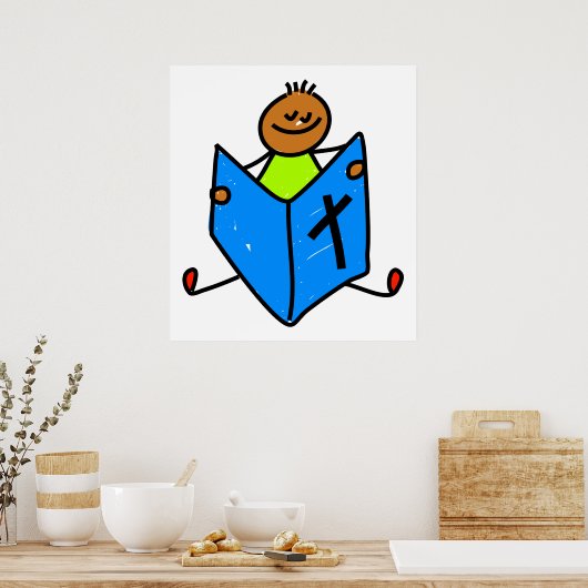 Bible Kid Poster (Küche)