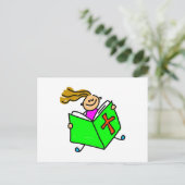 Bible Kid Postkarte (Stehend Vorderseite)