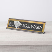 BIBLE LEHRER SCHREIBTISCHNAMENSPLAKETTE (Vorderseite )