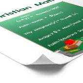 Bible Math Poster (Ecke)