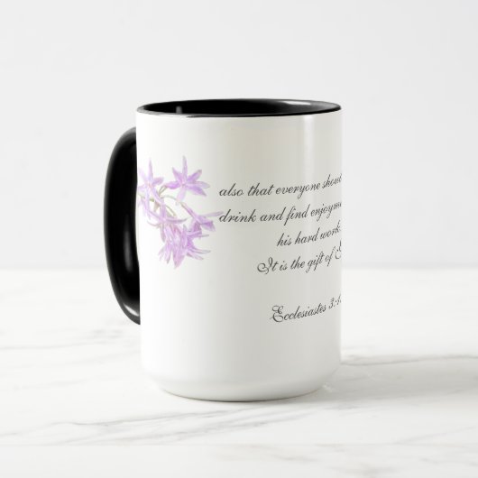 BIble Messages Tasse (Vorderseite Links)