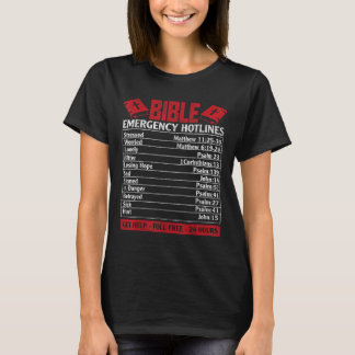 Bible Notennummern Sterngott Christlich Jesus T-Shirt