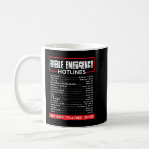 Bible Notrufnummern Kaffeetasse