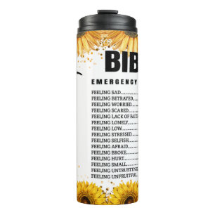 Bible Notrufnummern Thermosbecher