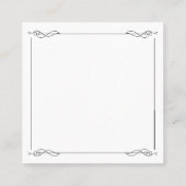 BIble Priestly Sessing Numbers Colorsplash Paint Telefonnummerkarte (Rückseite)