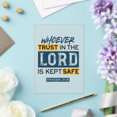 Bible Quote Art - Proverbs 29:25 Trust in God Acryleinladungen (In Situ (Hochzeit))
