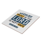 Bible Quote Art - Proverbs 29:25 Trust in God Fliese (Seite)