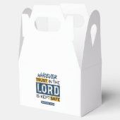 Bible Quote Art - Proverbs 29:25 Trust in God Geschenkschachtel (Geöffnet)