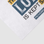 Bible Quote Art - Proverbs 29:25 Trust in God Seidenpapier (Ausschnitt)