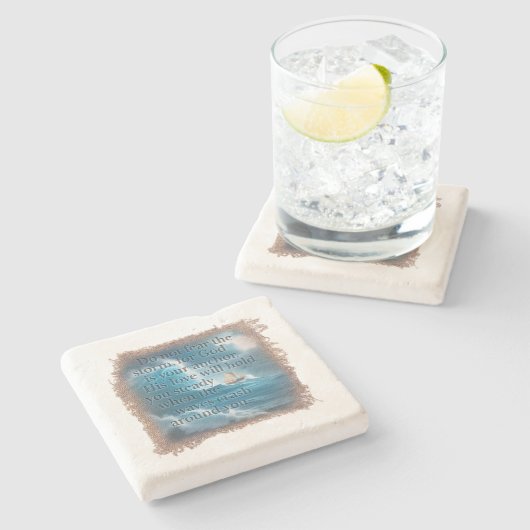 BIBLE QUOTE - Coaster Steinuntersetzer (Seitenansicht)