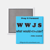 Bible Quotes Agrainofmustardseed.com Magnet (Vorderseite/Rückseite)