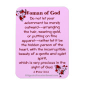 Bible Quotes Agrainofmustardseed.com Magnet (Vertikal)