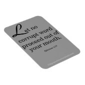 Bible Quotes Agrainofmustardseed.com Magnet (Rechte Seite)