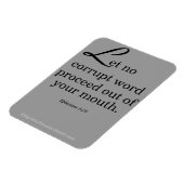 Bible Quotes Agrainofmustardseed.com Magnet (Linke Seite)