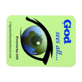 Bible Quotes Agrainofmustardseed.com Magnet (Horizontal)