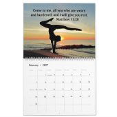 BIBLE QUOTES GYMNASTICS CALENDAR KALENDER (Feb 2027)