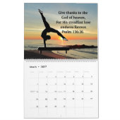 BIBLE QUOTES GYMNASTICS CALENDAR KALENDER (Mär 2027)