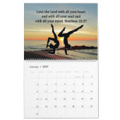 BIBLE QUOTES GYMNASTICS CALENDAR KALENDER (Jan 2027)