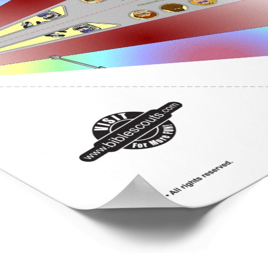 Bible Scouts Flugzeug! Poster (Ecke)